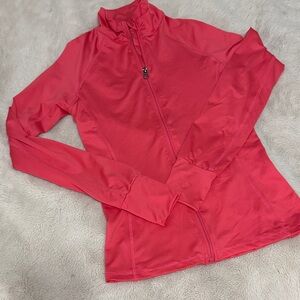 Coral Spandex Athletic Jacket - S